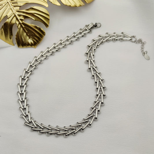 Collana twist silver