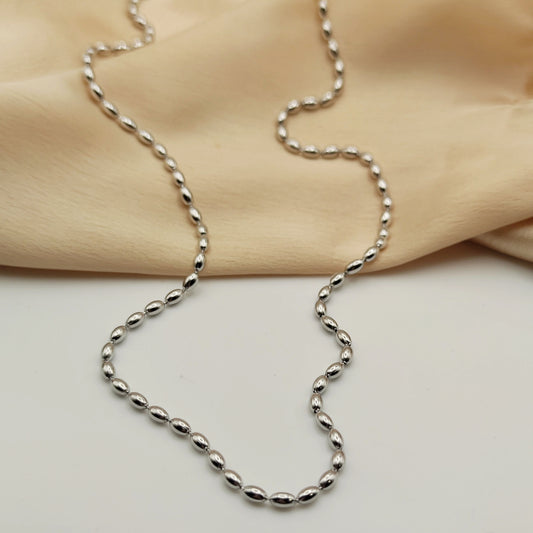 Collana risino argento