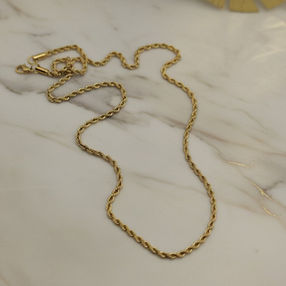Collana torcion 3mm, lunghezza 60 cm a partire da 12,90 PERSONALIZZABILE