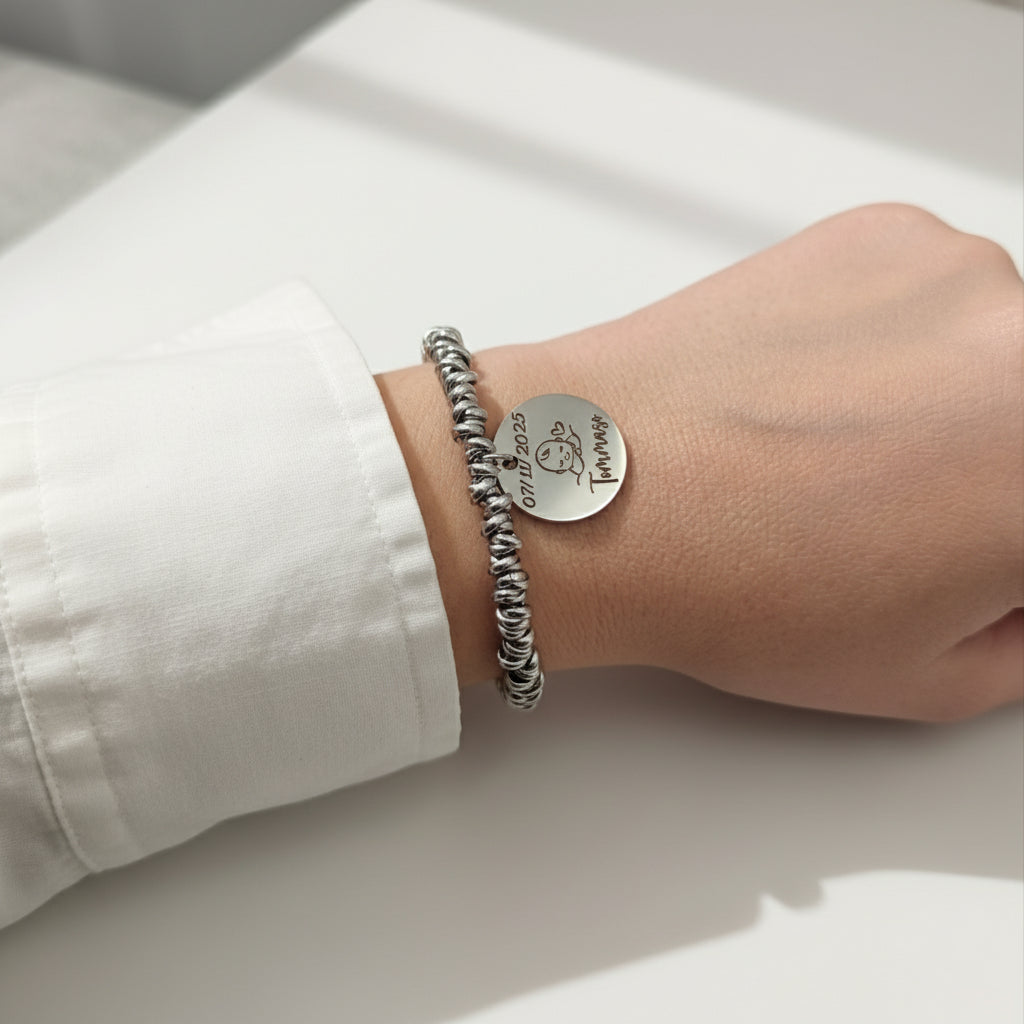 Bracciale nascita PERSONALIZZABILE