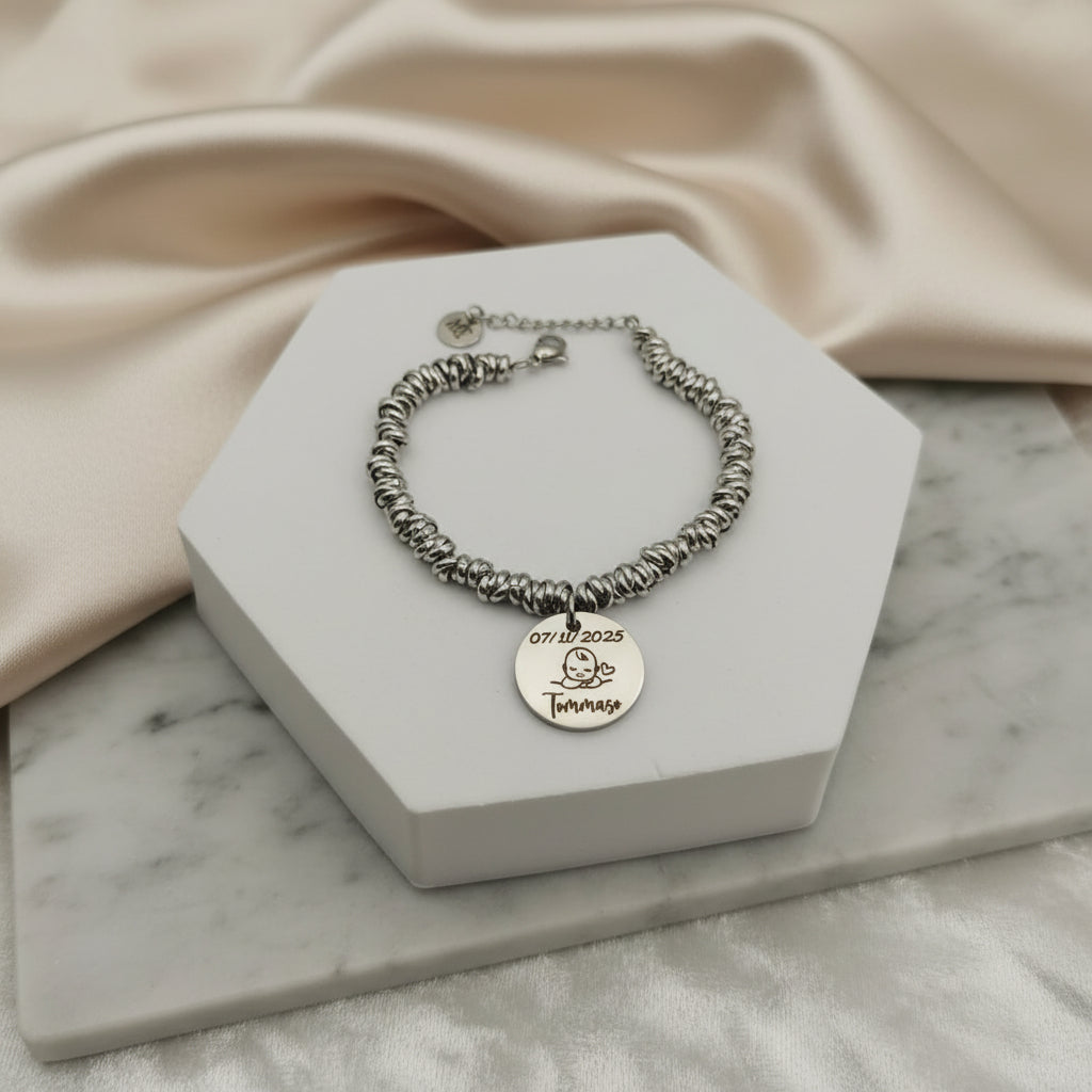 Bracciale nascita PERSONALIZZABILE