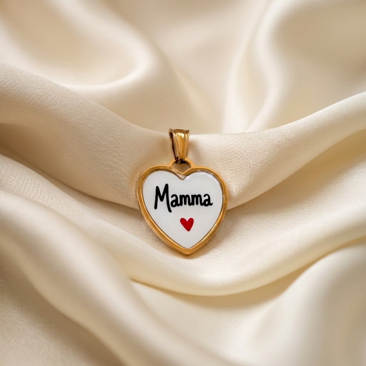 Ciondolo cuore Mamma