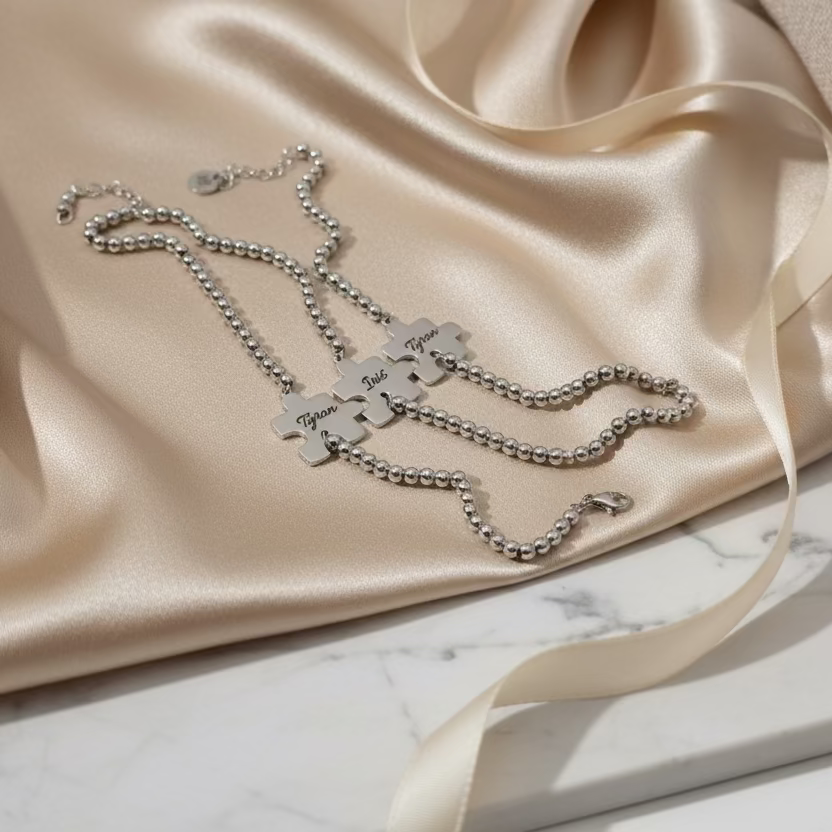 Bracciale puzzle PERSONALIZZABILE