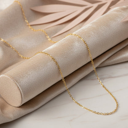 Catenina forzatina gold lunghezza PERSONALIZZABILE a partire da €8