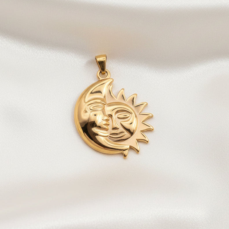Ciondolo sole e luna