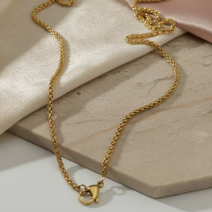 Collana intreccio gold  lunghezza PERSONALIZZABILE a partire da €10,90