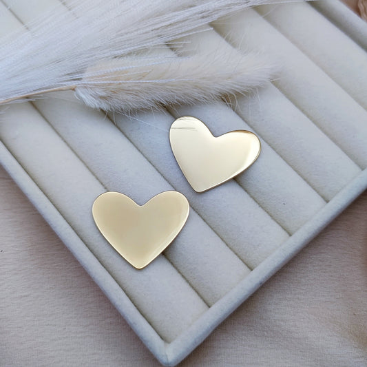Orecchini bel cuore gold