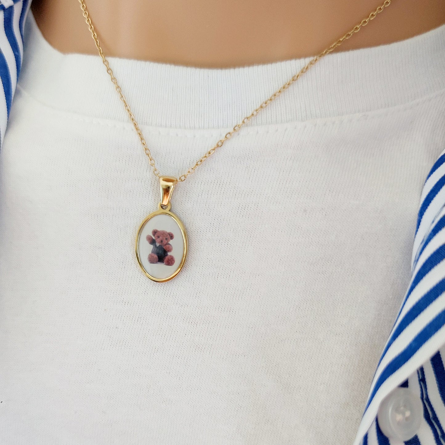 Collana Teddy ovale