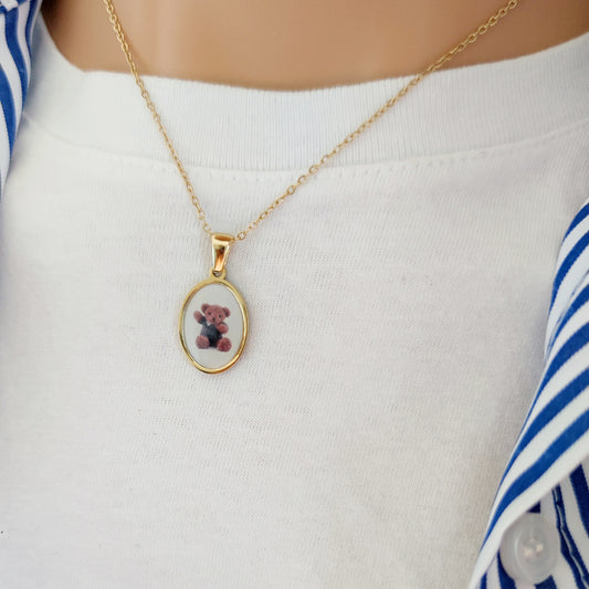 Collana Teddy ovale