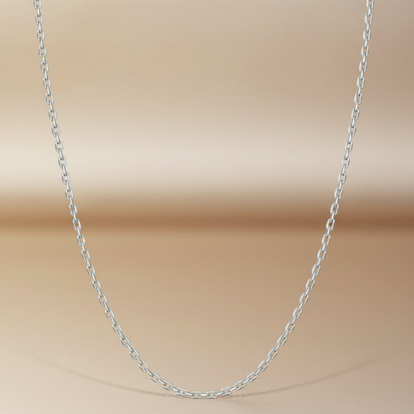Catenina forzatina silver lunghezza PERSONALIZZABILE a partire da €8