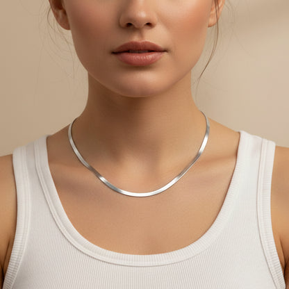 Collana Snake 3mm lunghezza 43,5mm gold