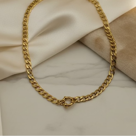 Collana grumetta  bold gold