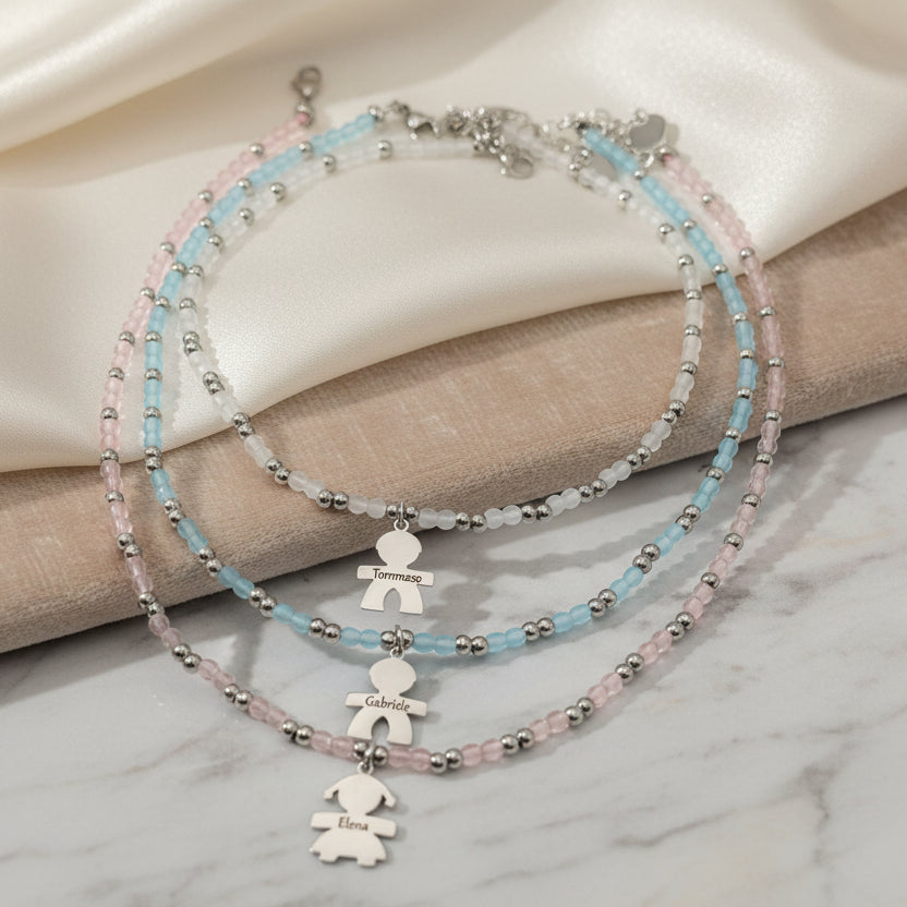 Collana bebè con perline