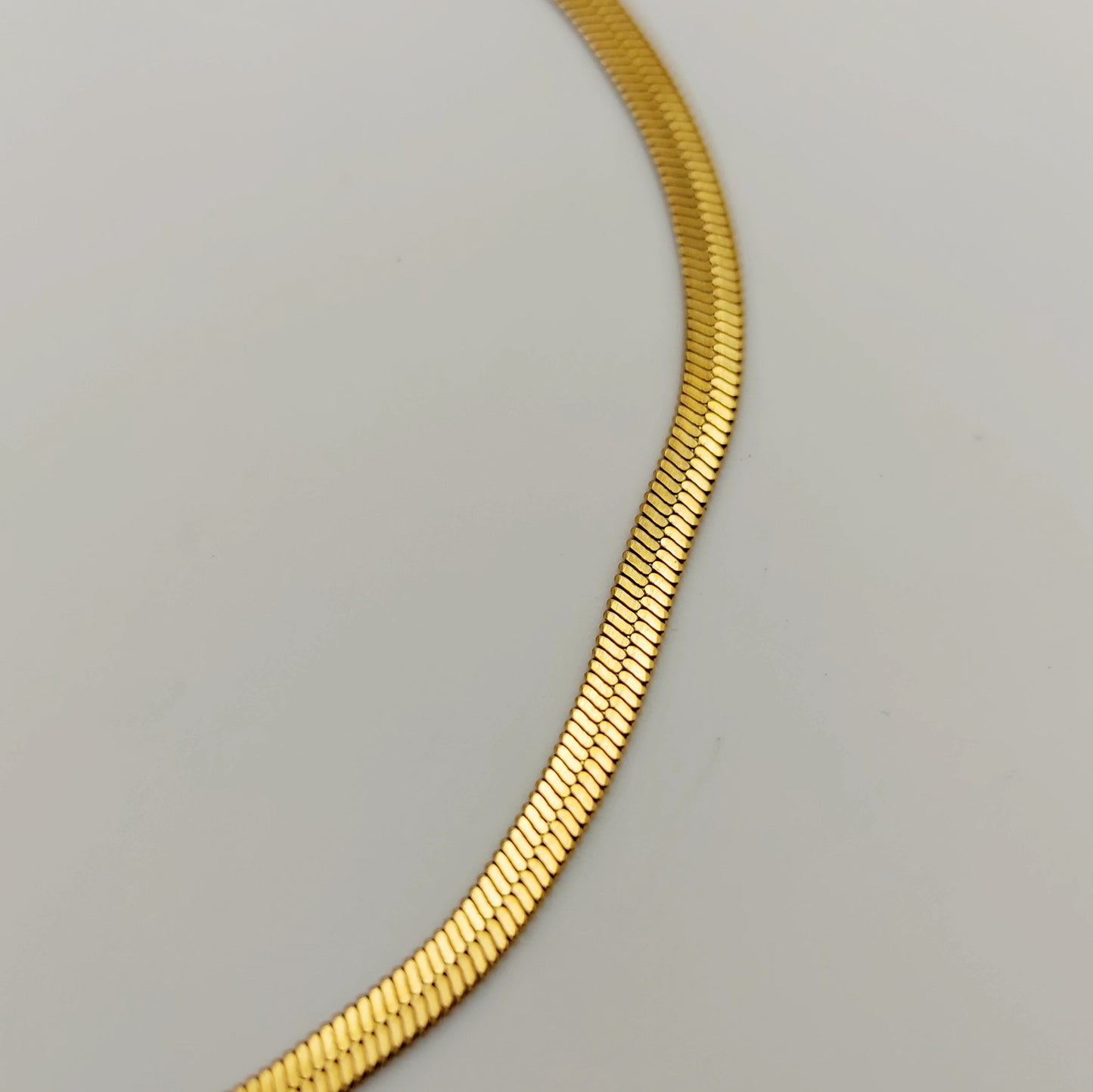 Collana Snake 3mm lunghezza 43,5mm gold
