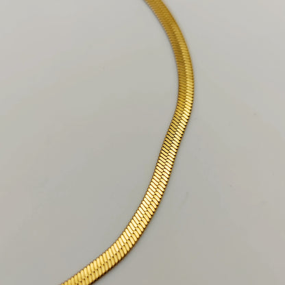 Collana Snake 3mm lunghezza 43,5mm gold