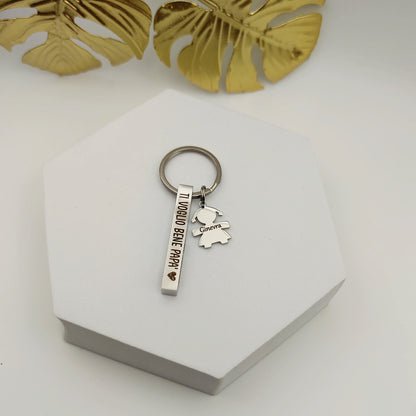 Portachiavi parallelepipedo 1 bebè