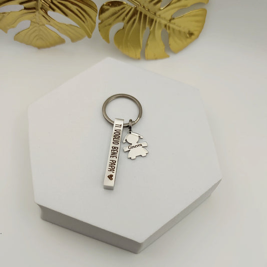 Portachiavi parallelepipedo 1 bebè