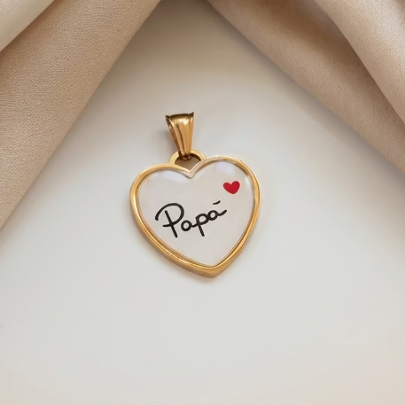 Ciondolo cuore Papà