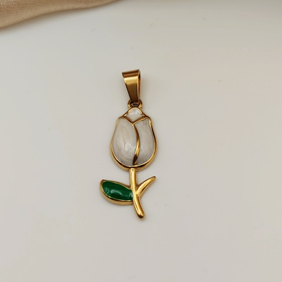 Ciondolo tulipano pearl