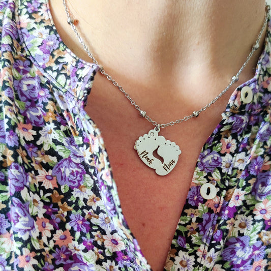 Collana piedini personalizzata
