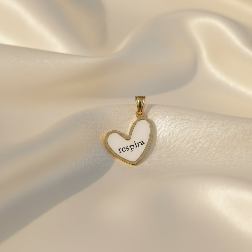 Ciondolo cuore respira