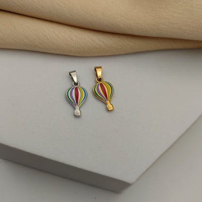 Ciondolo mongolfiera multicolor