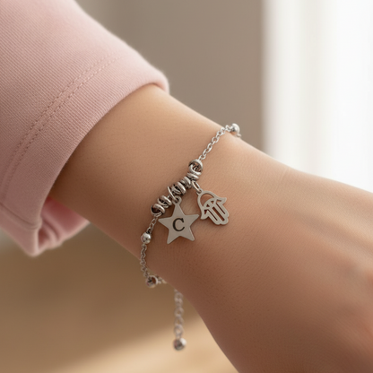 Bracciale stella PERSONALIZZABILE