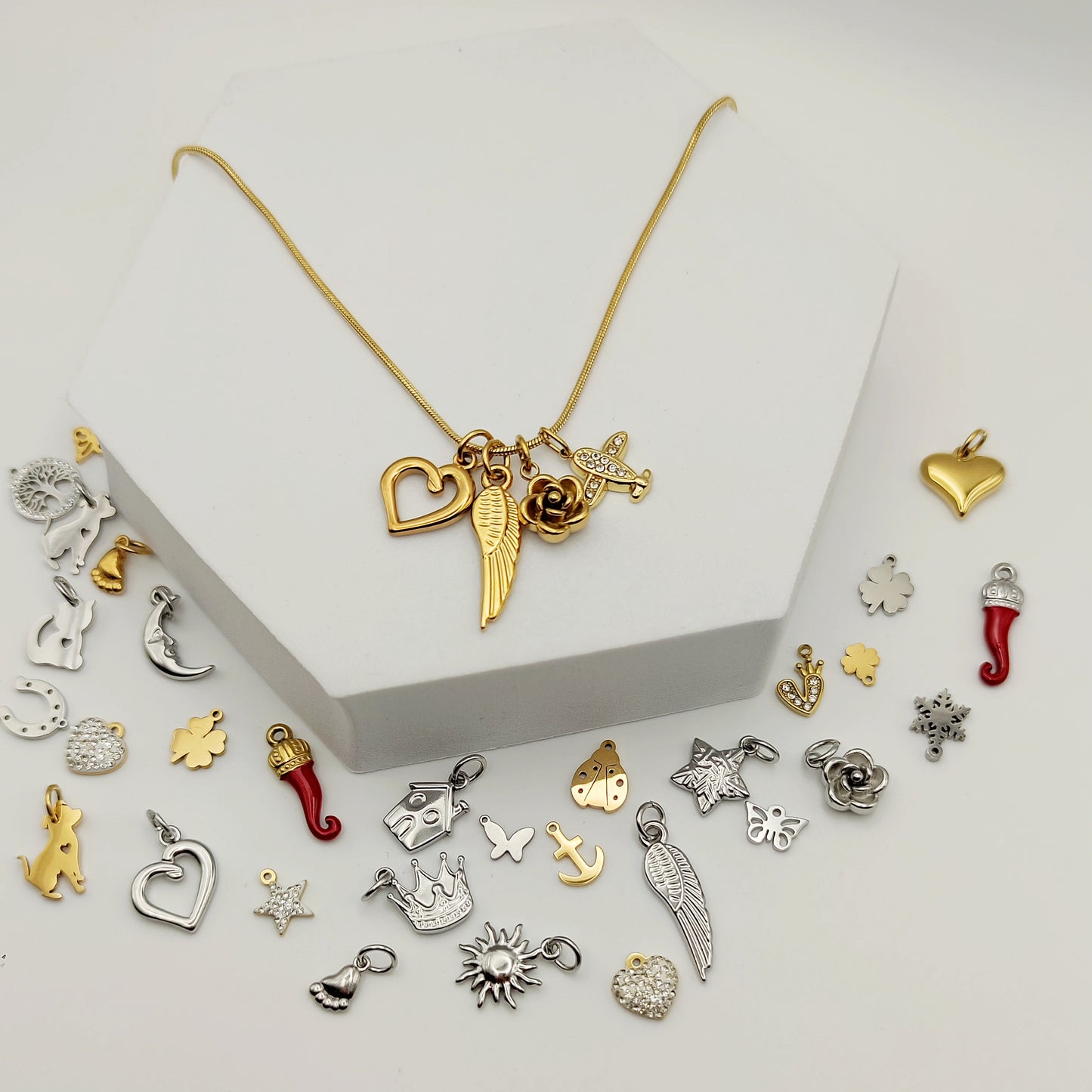 Collana fenix con charms PERSONALIZZABILE a partire da €10