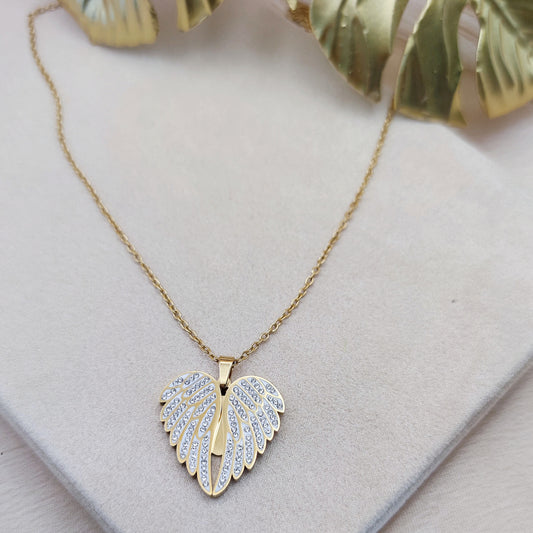 Collana battito d'ali gold PERSONALIZZABILE