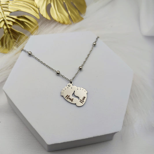 Collana piedini personalizzata